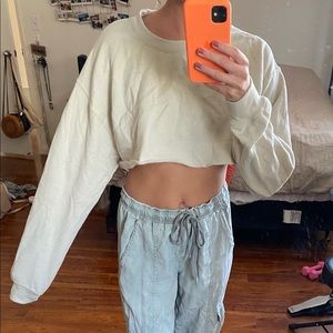 pretty little thing cropped sweatshirt